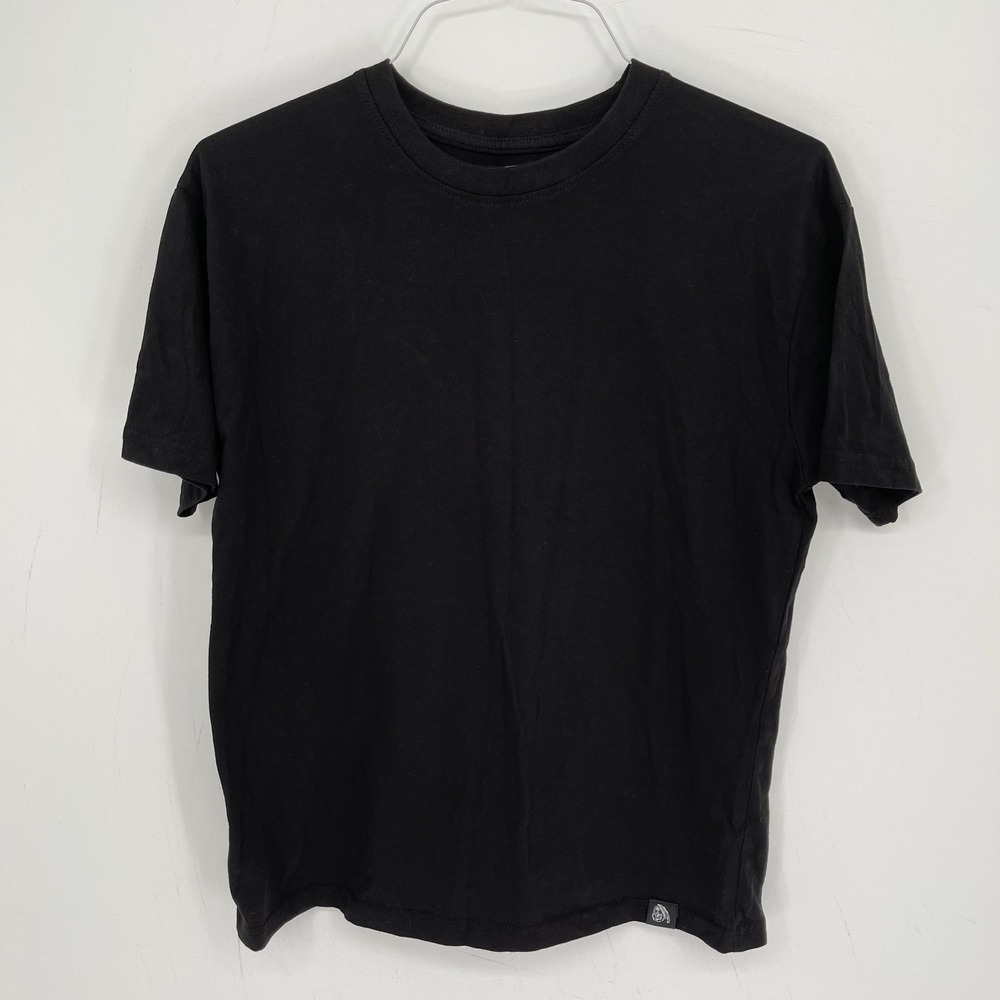 Workman Trading Co Men's Black Short Sleeve Skull Hem Tag T-Shirt Size Medium